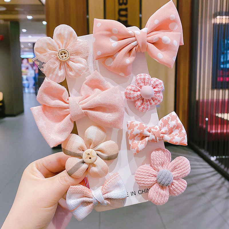 Bow Hair Clip Set Little Princess Does Not Hurt Her Hair