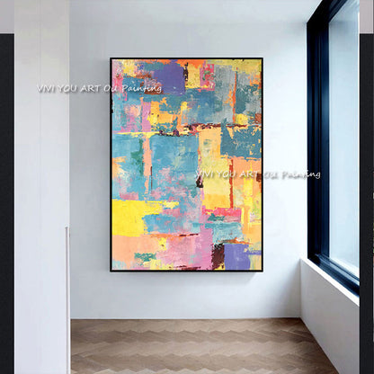 High Quality Abstract Oil Painting On Canvas