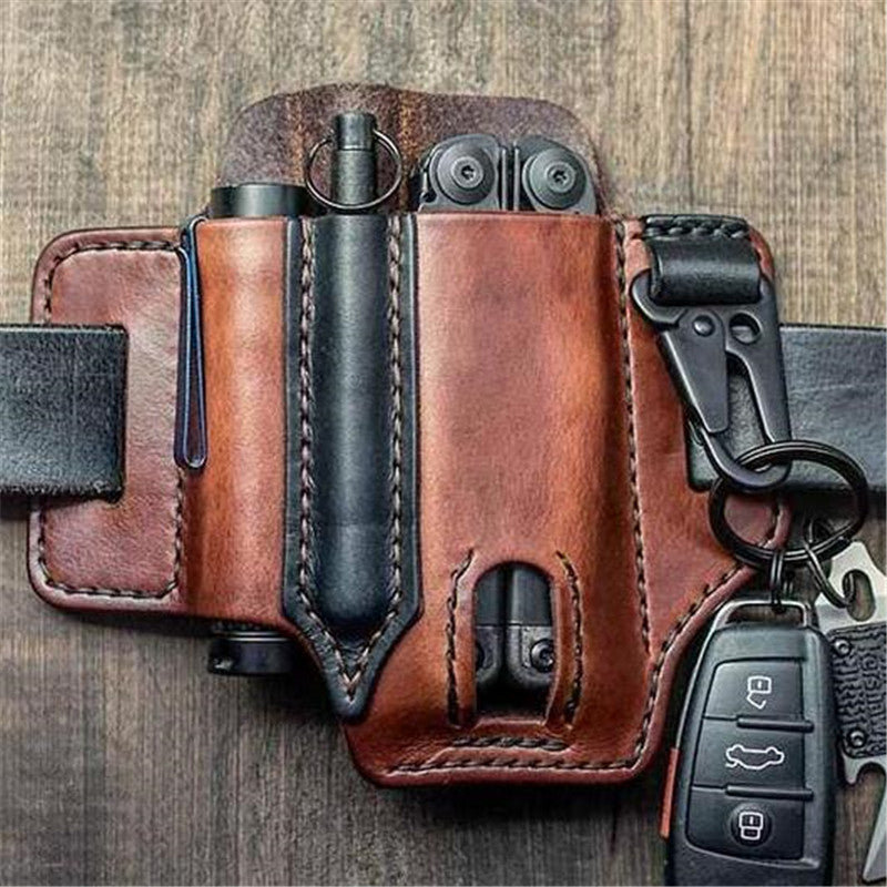 Tool storage leather case