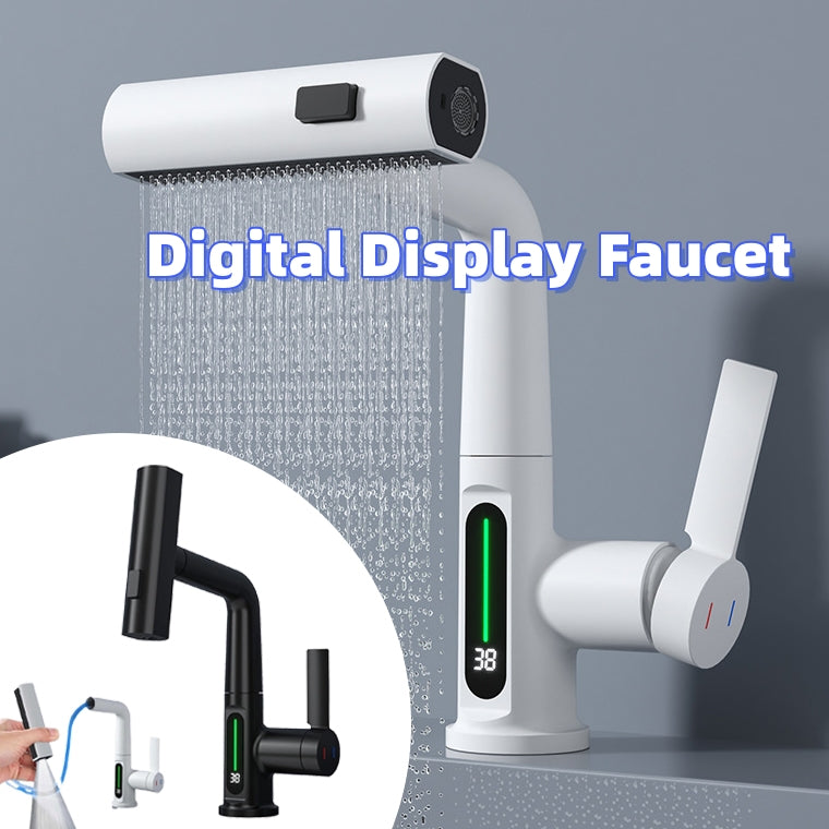 AquaGlow Digital Display Faucet