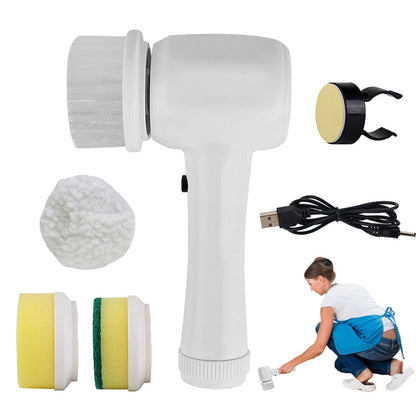 4 In 1 Spinning Scrubber Electric Cleaning Brush