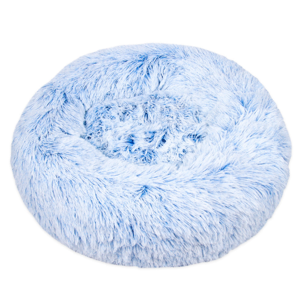 Winter Warm Plush Kennel Round