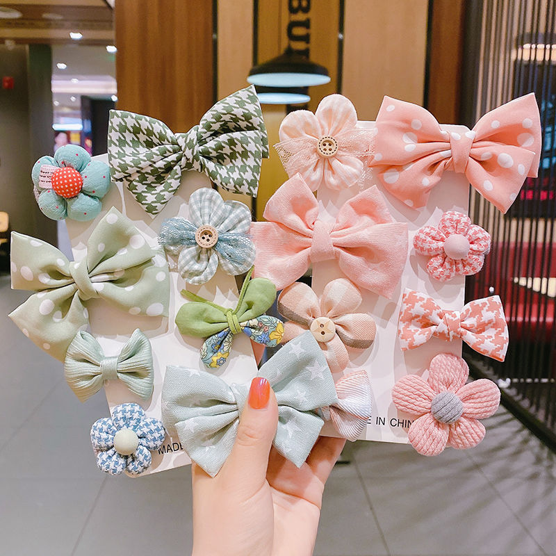 Bow Hair Clip Set Little Princess Does Not Hurt Her Hair