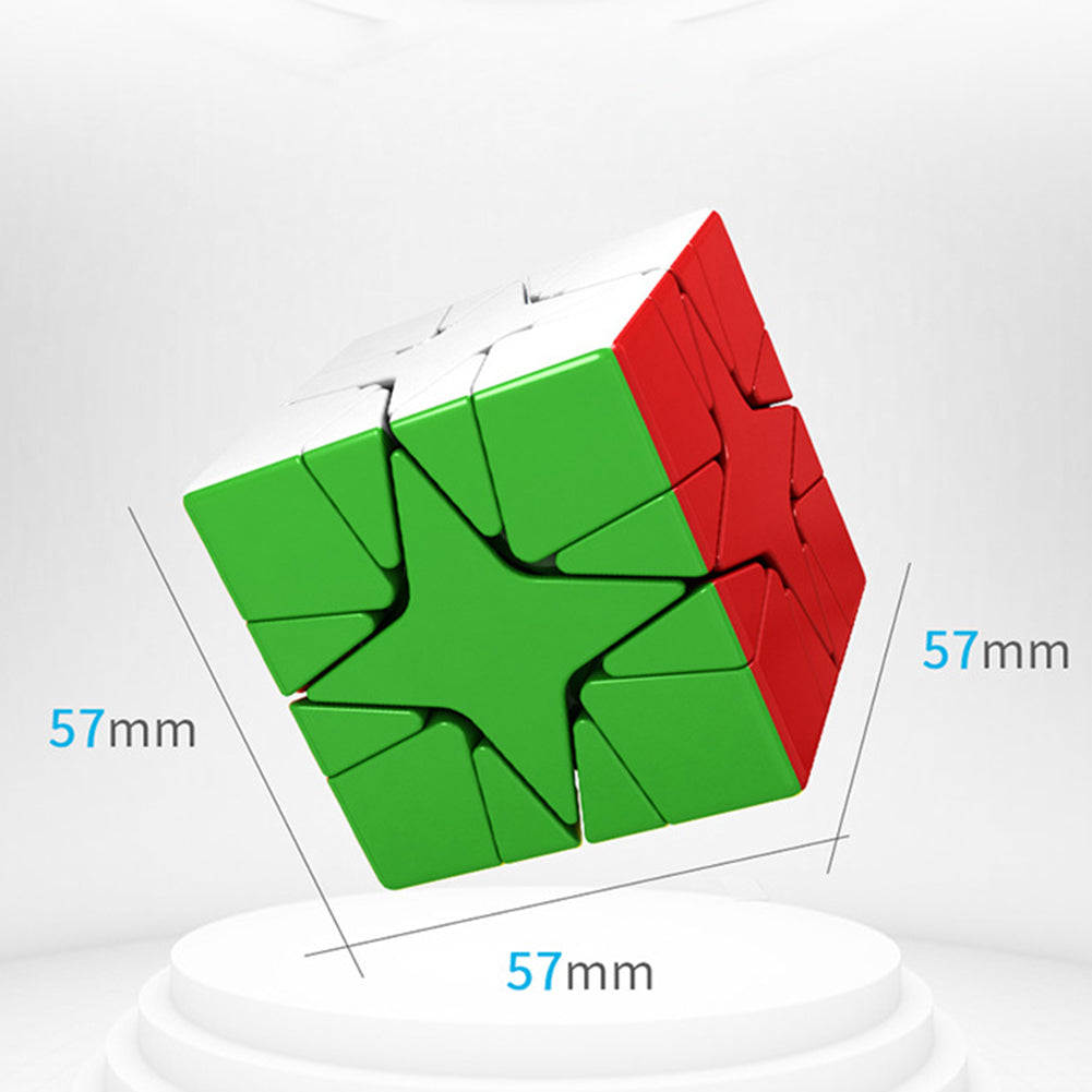 Smooth Special-shaped Double-rotating Puzzle Matte Cube