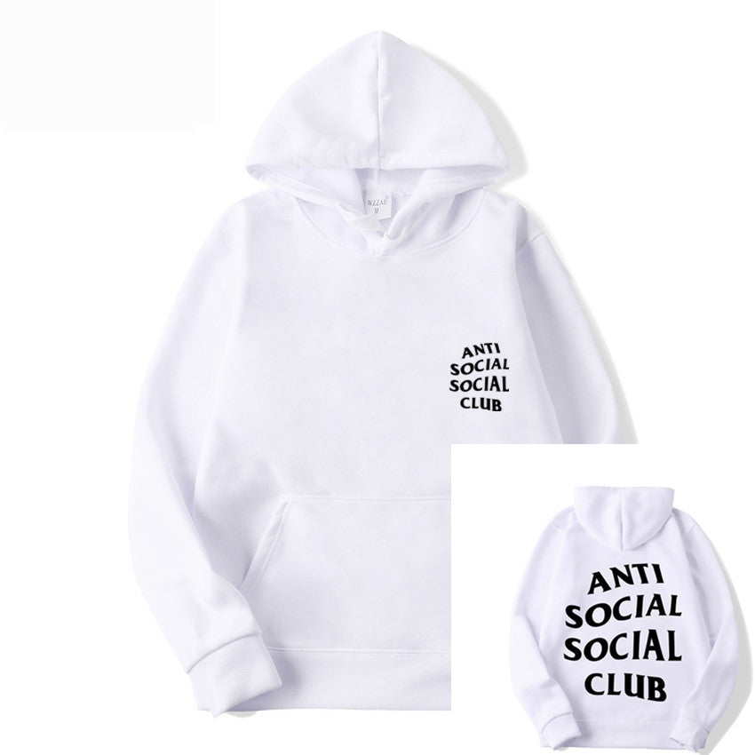 "Anti Social Club" Hoodie Men And Women