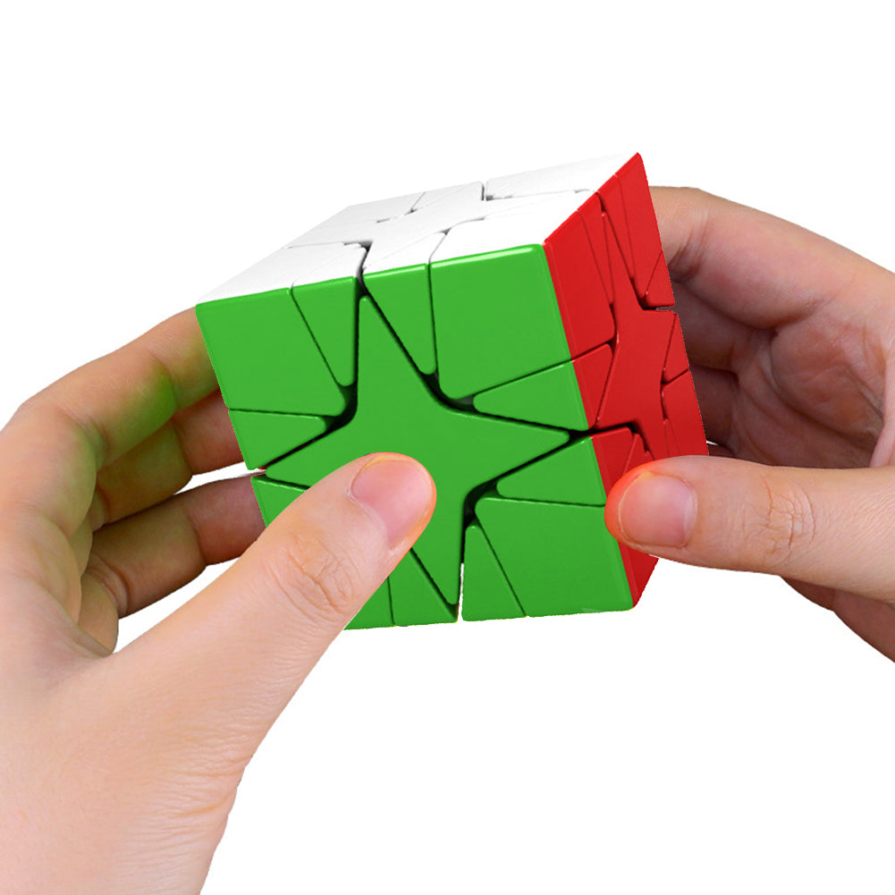 Smooth Special-shaped Double-rotating Puzzle Matte Cube