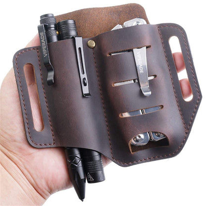 Tool storage leather case