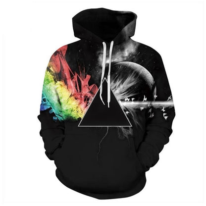 Sun Refraction 3D Printed Hoodies