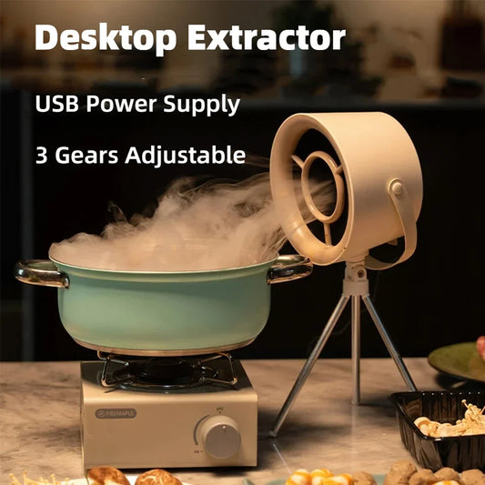 New Portable Desktop Exhaust Fan Extractor