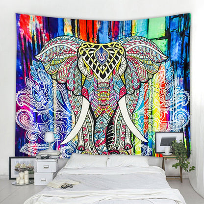 Elephant Digital Printing Background Cloth Ins