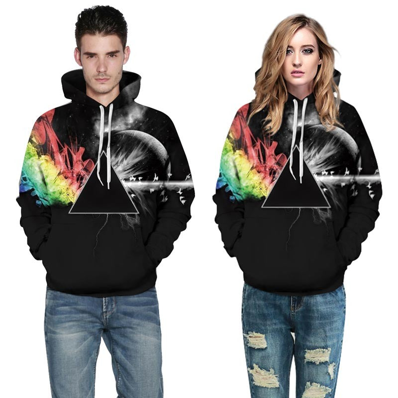 Sun Refraction 3D Printed Hoodies