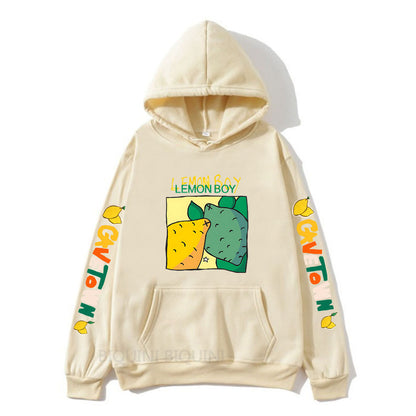 Cavetown Lemon Boy Cartoon Print Hoodies For Fans Mens Cartoon