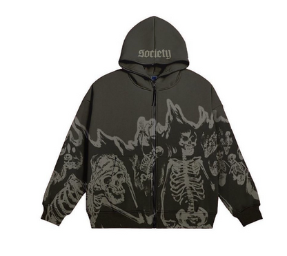 Streetwear Skull Hoodie