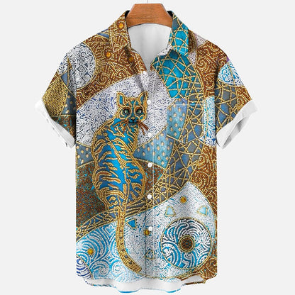 Digital Printed Large Shirt For Men