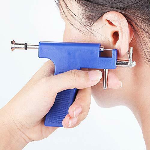 Professional Ear Nose Navel Body Piercing Gun Studs Piercing Punch Tool Kit Set