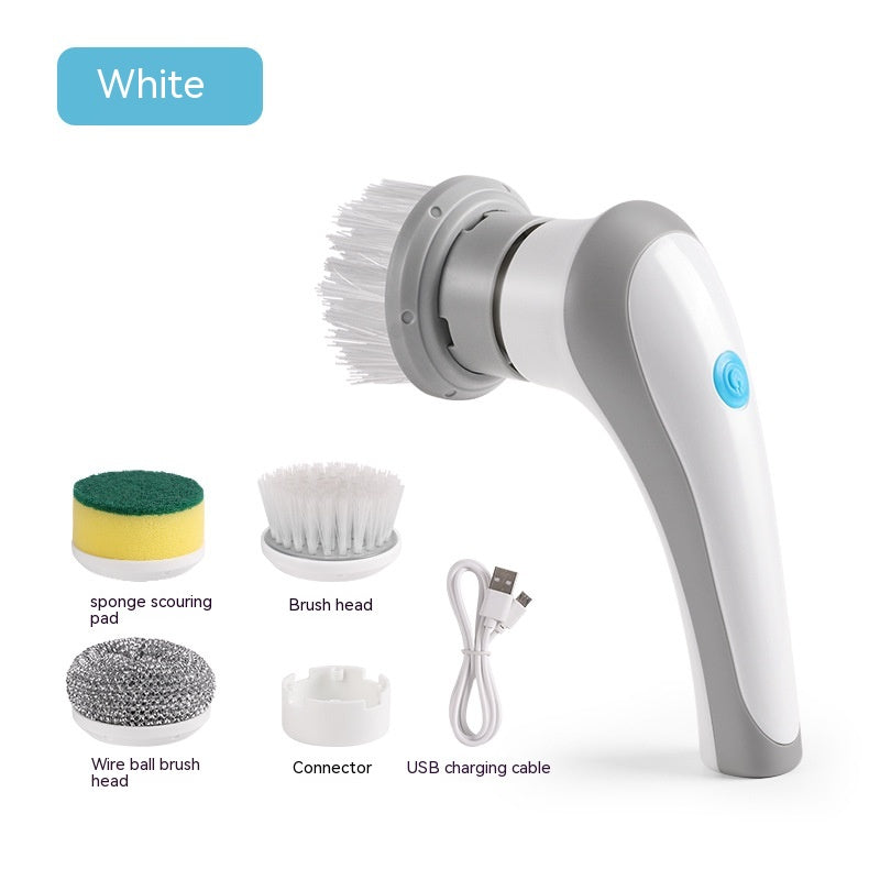 4 In 1 Spinning Scrubber Electric Cleaning Brush