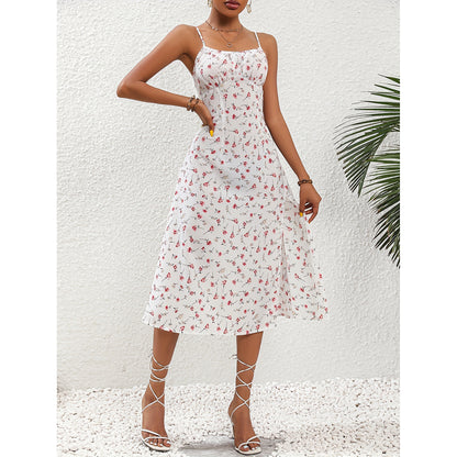 New Polka Dot Suspender Summer Dress