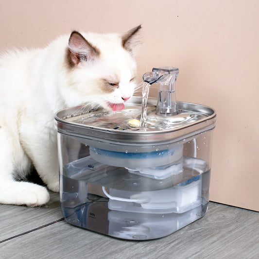 Cat/Dog Stainless Steel Automatic Circulation Water Dispenser