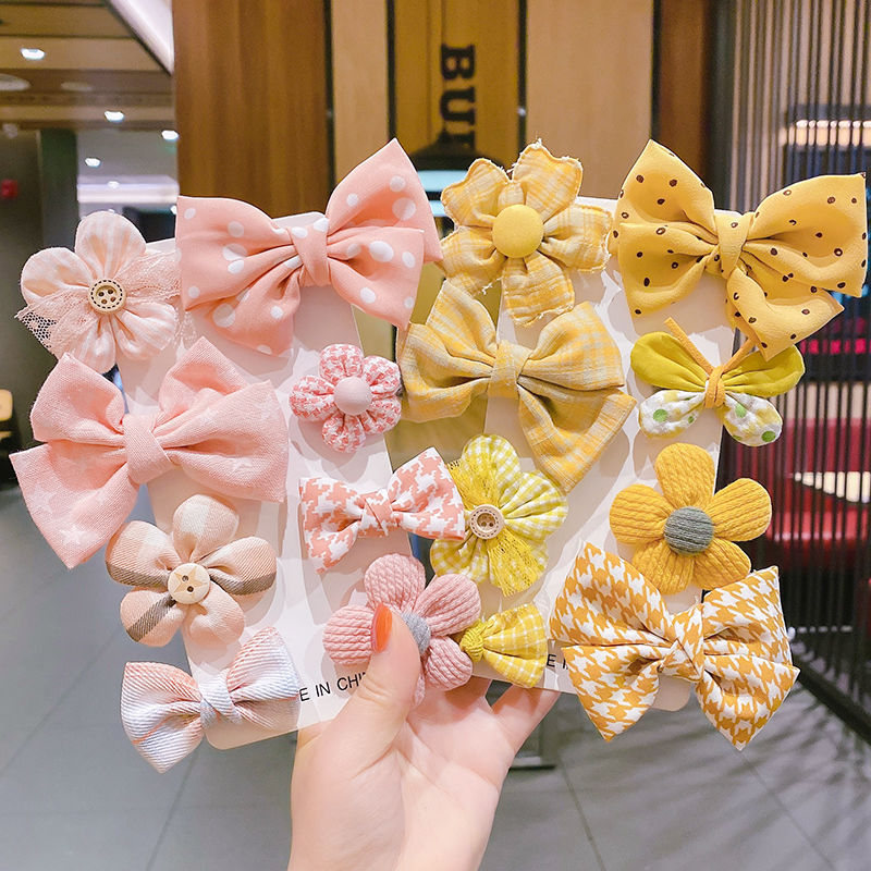 Bow Hair Clip Set Little Princess Does Not Hurt Her Hair