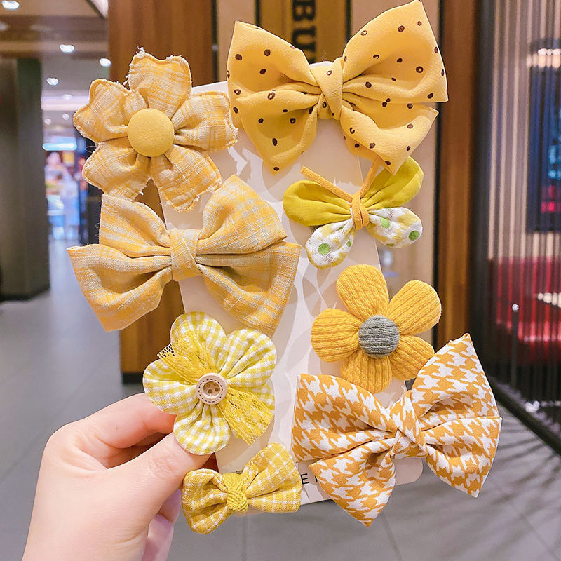 Bow Hair Clip Set Little Princess Does Not Hurt Her Hair