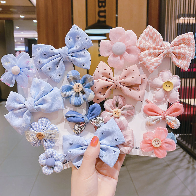 Bow Hair Clip Set Little Princess Does Not Hurt Her Hair