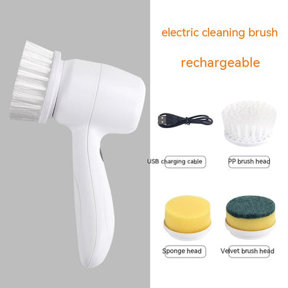 4 In 1 Spinning Scrubber Electric Cleaning Brush