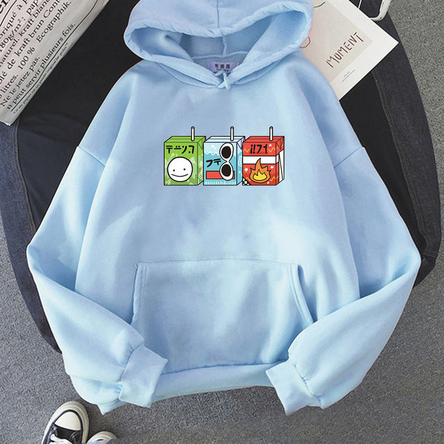 Dream Team Juice Boxes Print Hoodies Dream Smp Aesthetic