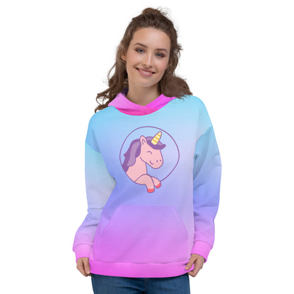 "Mrs colorful pony" Hoodie