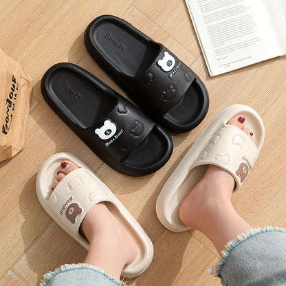 Cartoon Bear Slippers For Women