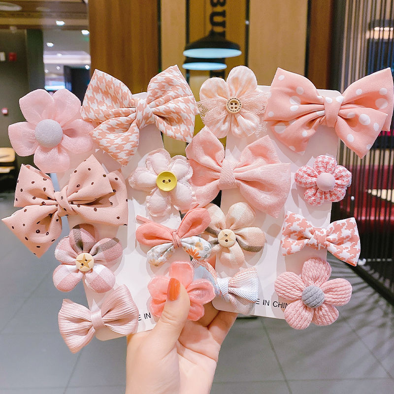 Bow Hair Clip Set Little Princess Does Not Hurt Her Hair