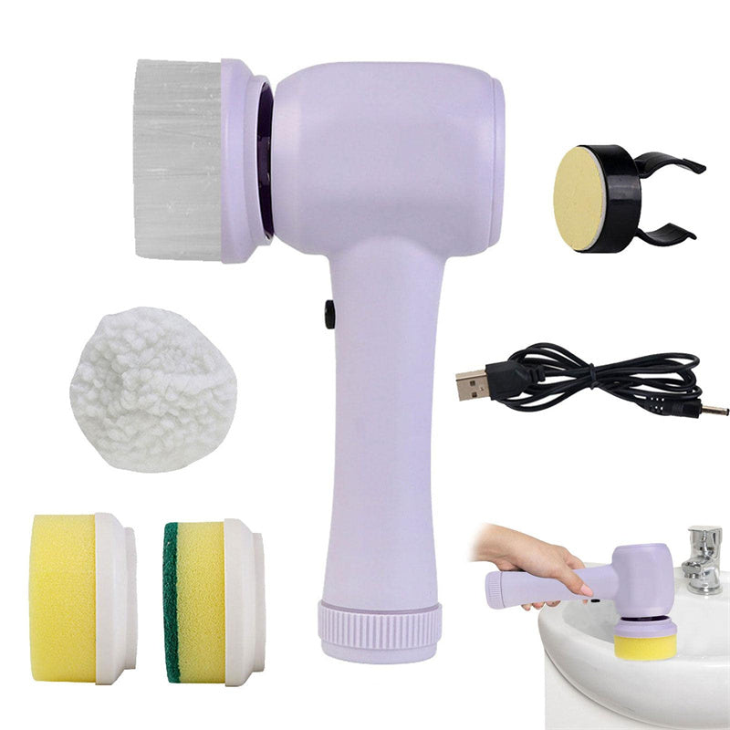 4 In 1 Spinning Scrubber Electric Cleaning Brush