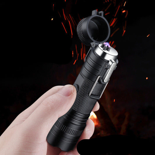 F20 Aluminum Shell Sealed Waterproof Lighter With Flashlight