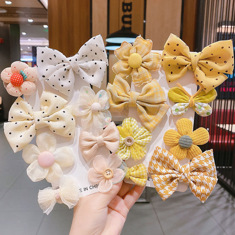Bow Hair Clip Set Little Princess Does Not Hurt Her Hair