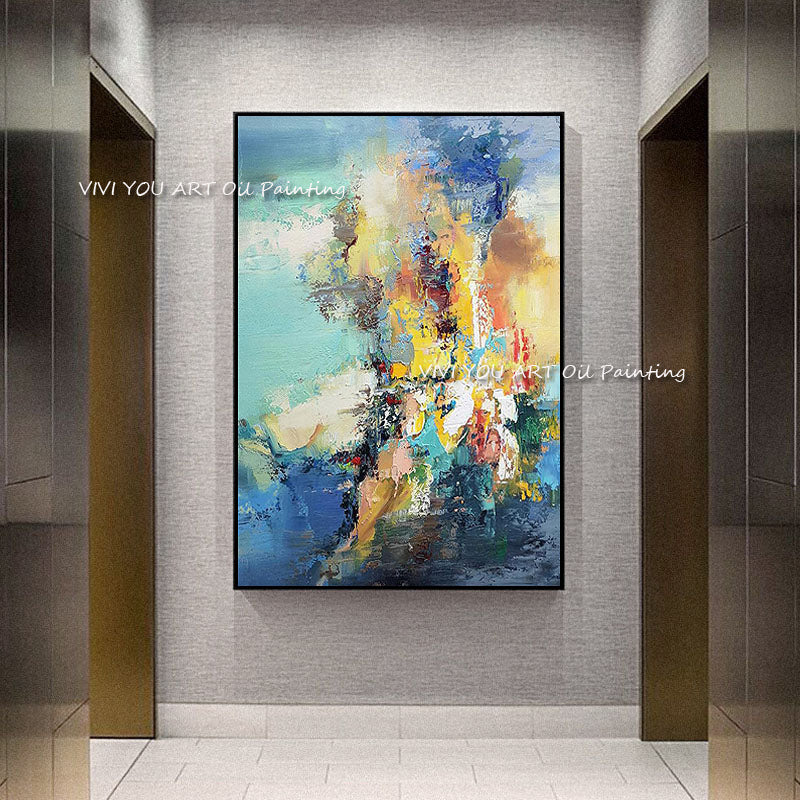 High Quality Abstract Oil Painting On Canvas