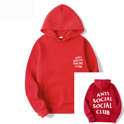 "Anti Social Club" Hoodie Men And Women