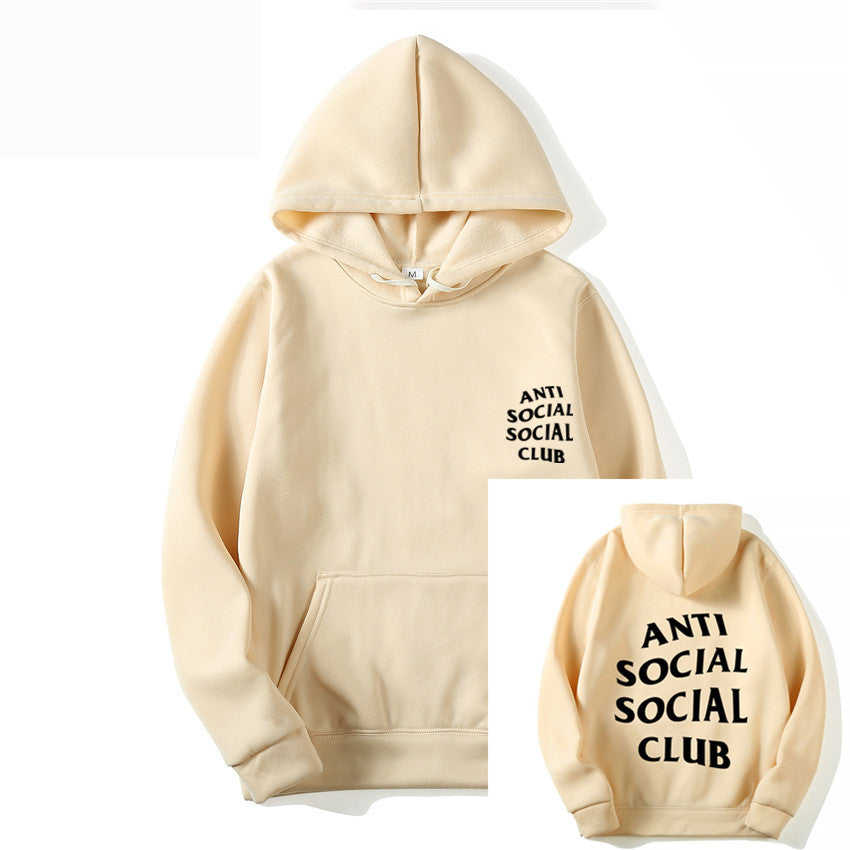 "Anti Social Club" Hoodie Men And Women