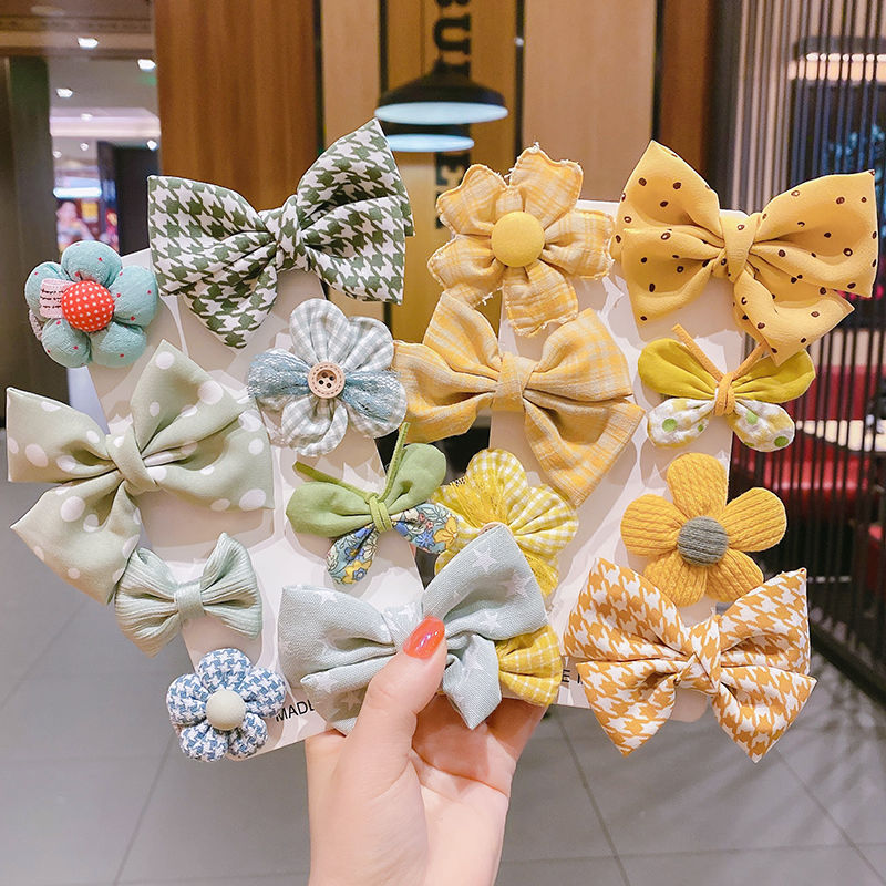 Bow Hair Clip Set Little Princess Does Not Hurt Her Hair