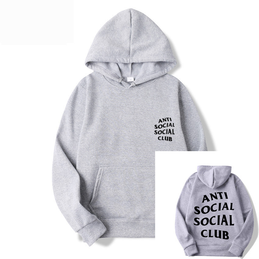 "Anti Social Club" Hoodie Men And Women