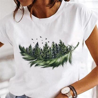 Women Mother's Nature T-shirts