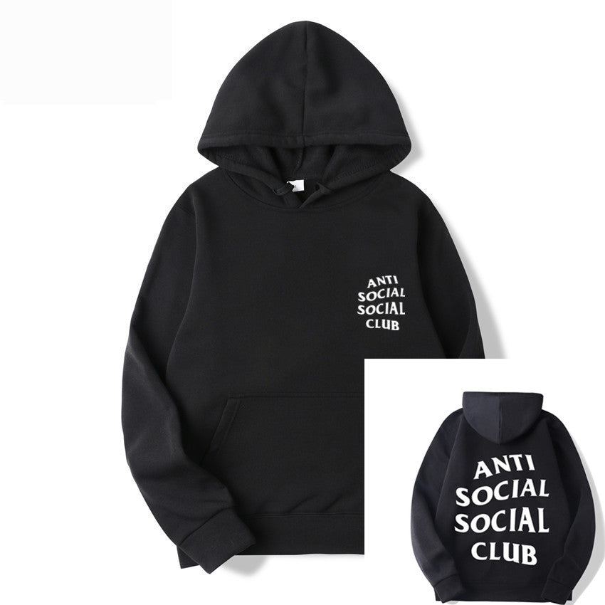 "Anti Social Club" Hoodie Men And Women