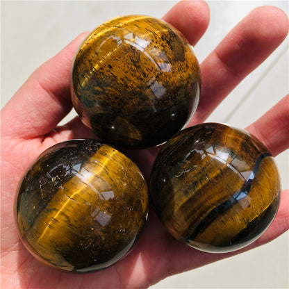 Natural Crystal Yellow Tiger Eye Stone High Quality