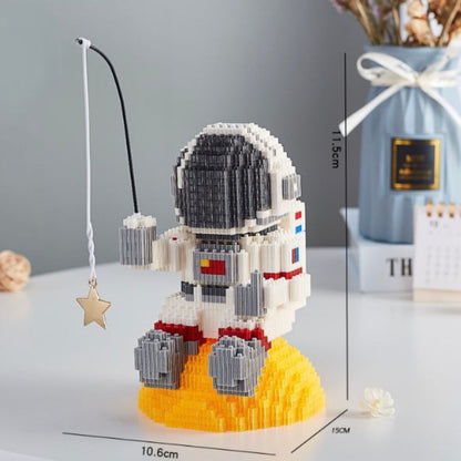 Astronaut Spaceman Series Small Particle Building Blocks Assembly Educational Toys Gifts For Men And Women