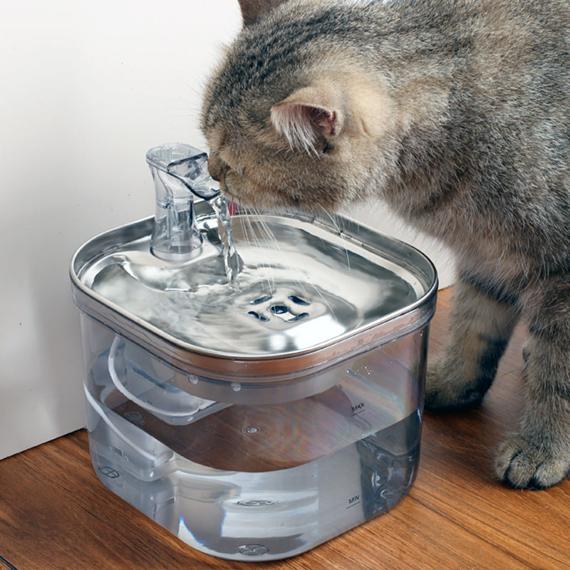 Cat/Dog Stainless Steel Automatic Circulation Water Dispenser