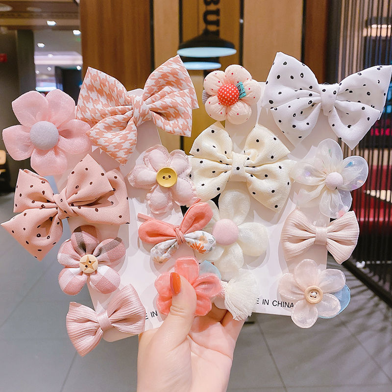 Bow Hair Clip Set Little Princess Does Not Hurt Her Hair