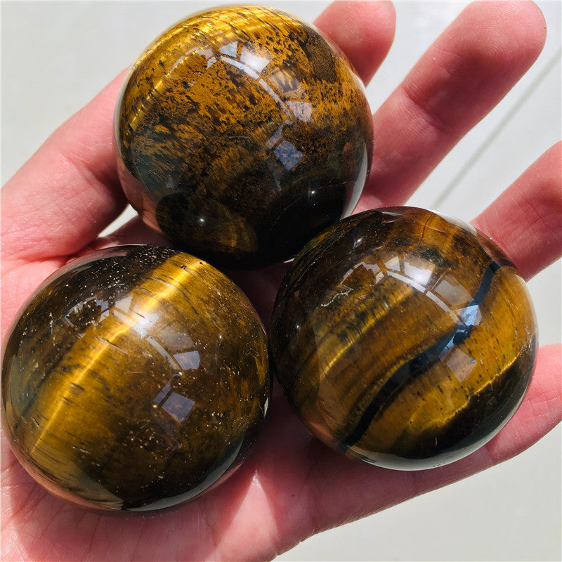 Natural Crystal Yellow Tiger Eye Stone High Quality