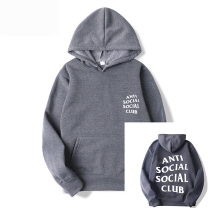 "Anti Social Club" Hoodie Men And Women