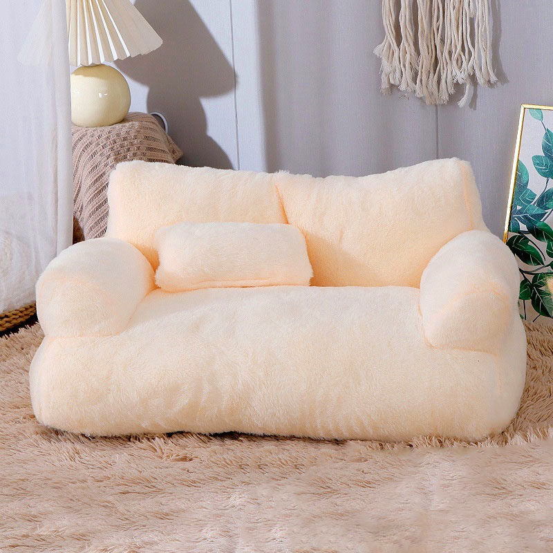 Luxury Cat Sofa Winter Warm Pet Bed For Small Medium Cats and Dogs