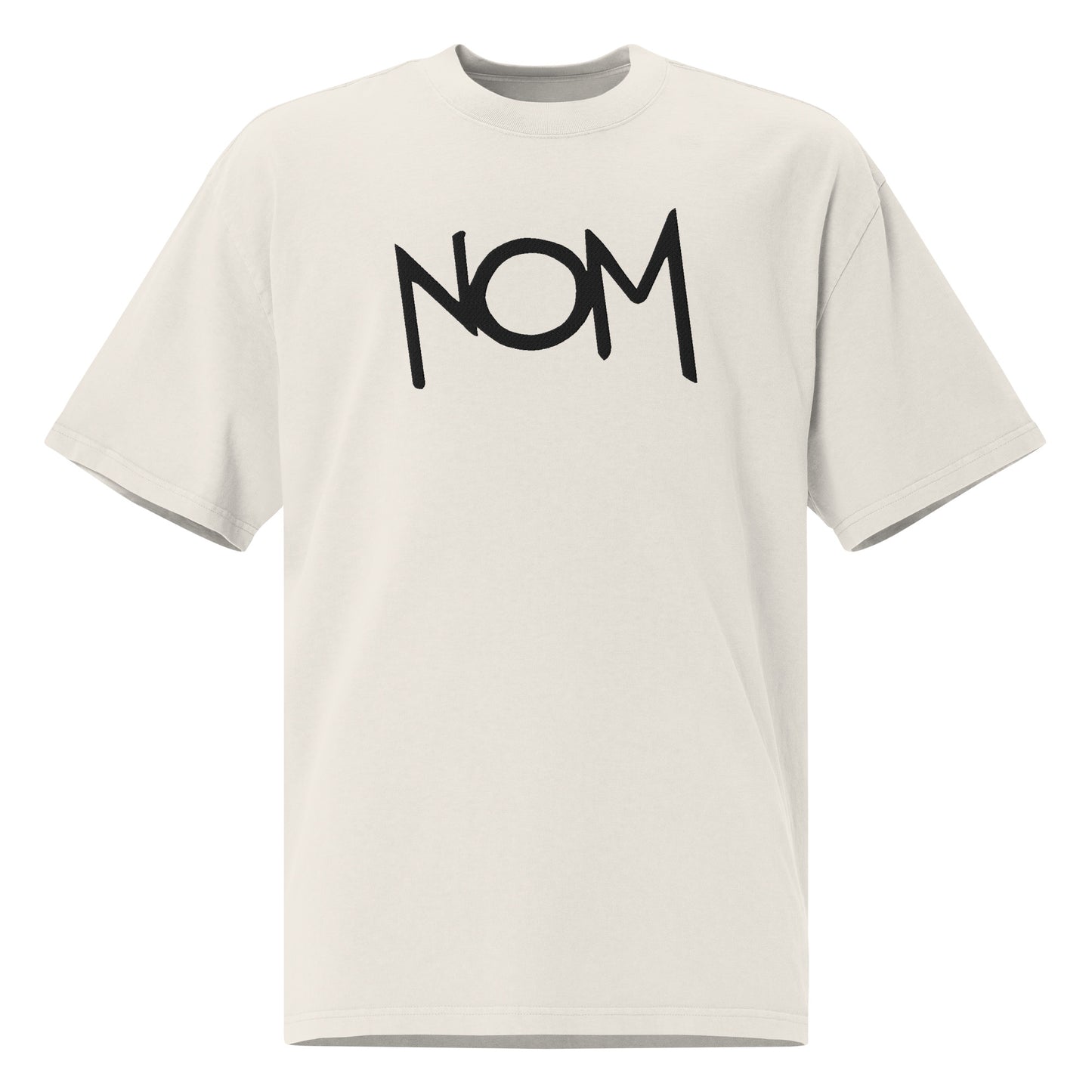 "NOM" Oversized faded t-shirt