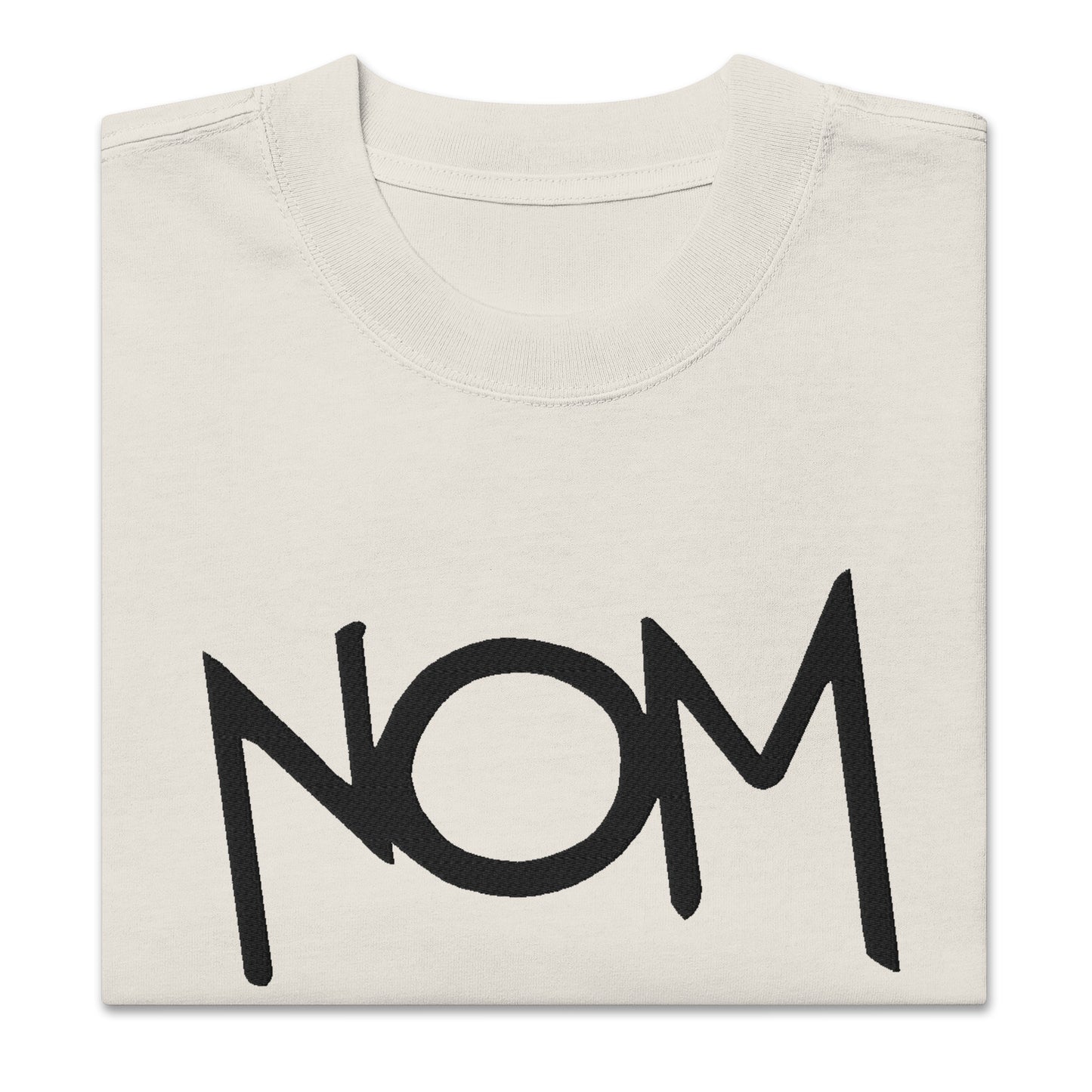 "NOM" Oversized faded t-shirt