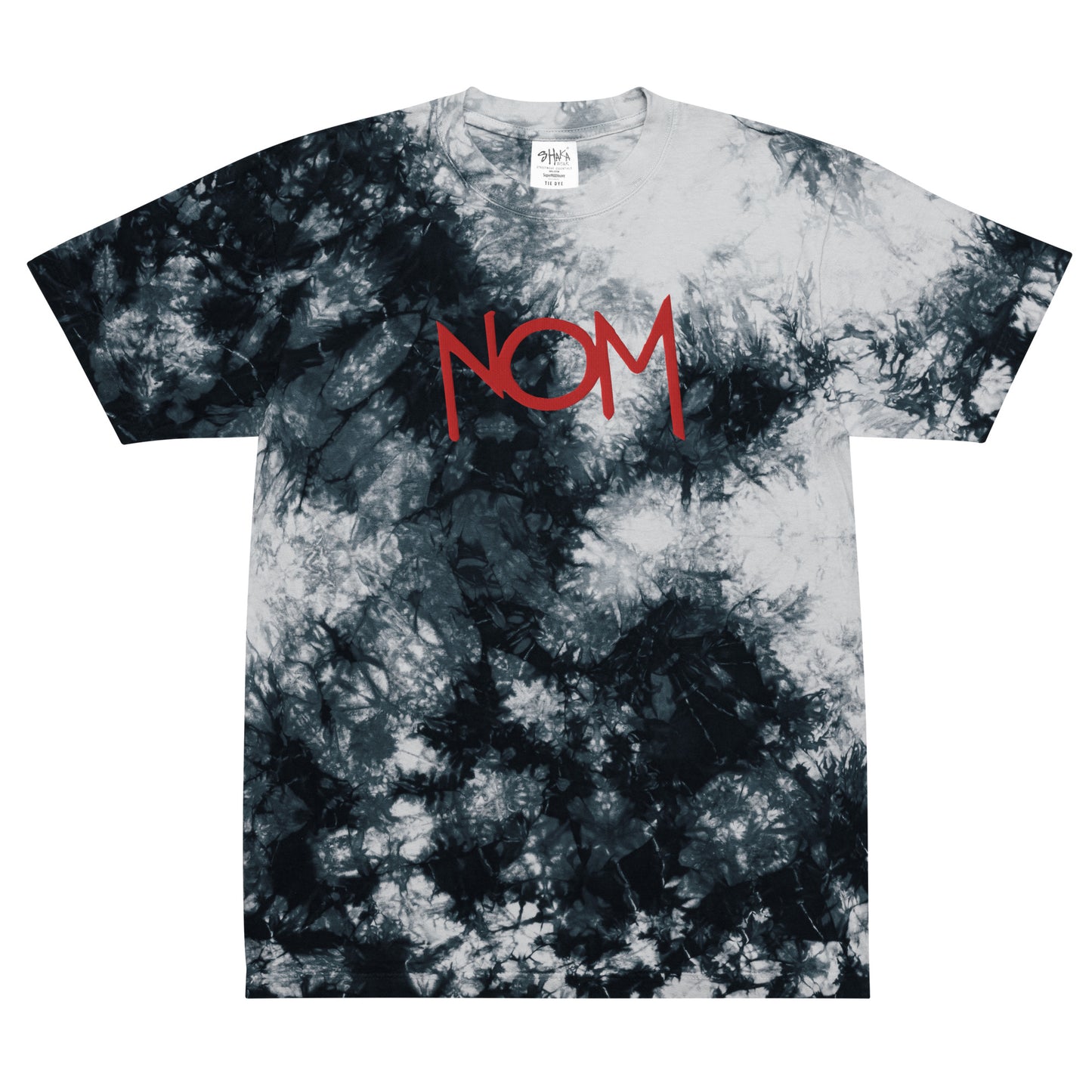 "NOM" Oversized tie-dye t-shirt